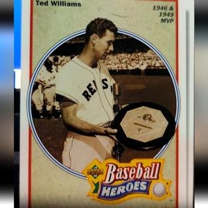 1991 Baseball Hero’s Ted Williams Player of the decade